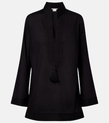 Cotton poplin tunic | Tory Burch