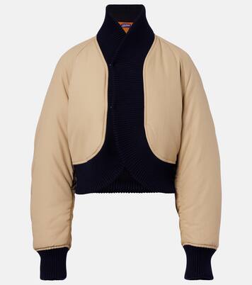Cropped cotton bomber jacket  | Jean Paul Gaultier