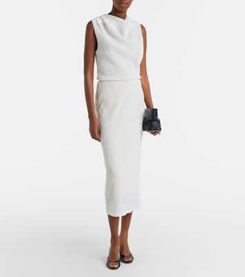 Draped knitted top | Vince