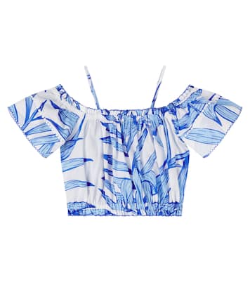 Top Donna en coton à fleurs | Poupette St Barth Kids