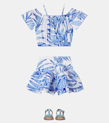 Top Donna en coton à fleurs | Poupette St Barth Kids