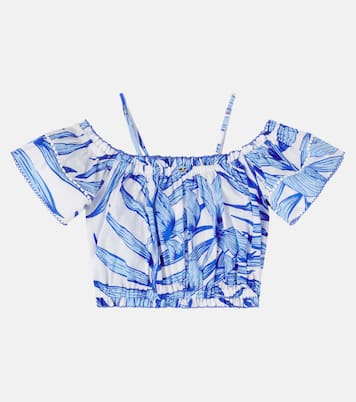 Top Donna en coton à fleurs | Poupette St Barth Kids