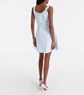 Ruffled linen minidress | Shushu/Tong