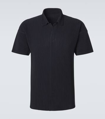 Basics pleated polo shirt | Homme Plissé Issey Miyake