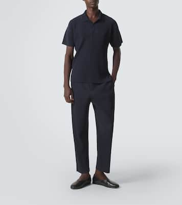 Basics pleated polo shirt | Homme Plissé Issey Miyake