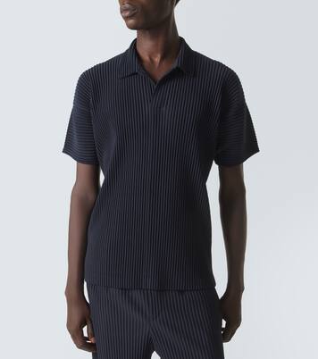 Basics pleated polo shirt | Homme Plissé Issey Miyake
