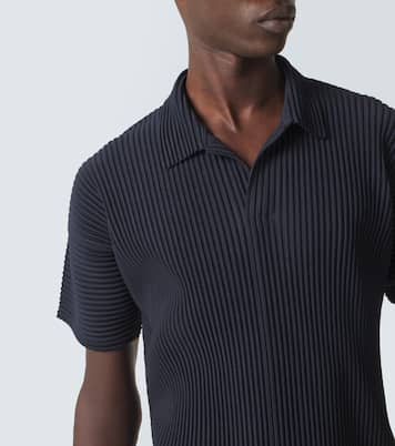 Basics pleated polo shirt | Homme Plissé Issey Miyake