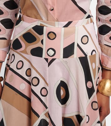 Vivara cotton muslin maxi skirt | Pucci