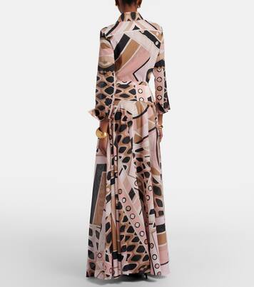 Vivara cotton muslin maxi skirt | Pucci