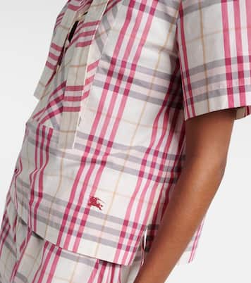 Blusa Olea in cotone Burberry Check | Burberry
