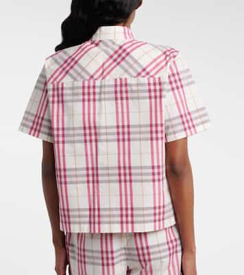 Blusa Olea in cotone Burberry Check | Burberry