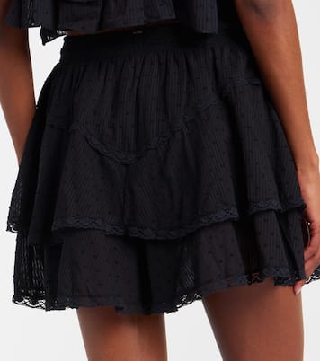 Shorts Thia de algodón con croché | Poupette St Barth