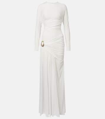 Stone Pin draped jersey gown | Christopher Esber