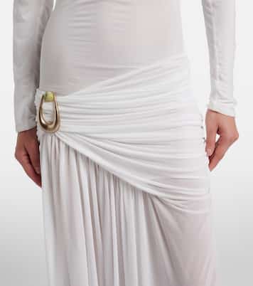 Stone Pin draped jersey gown | Christopher Esber