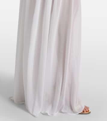 Stone Pin draped jersey gown | Christopher Esber
