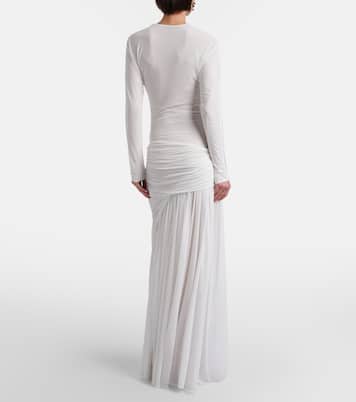 Stone Pin draped jersey gown | Christopher Esber