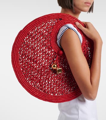Spiaggia Small raffia top-handle bag | Jacquemus