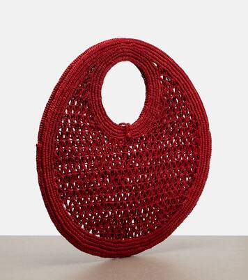 Spiaggia Small raffia top-handle bag | Jacquemus