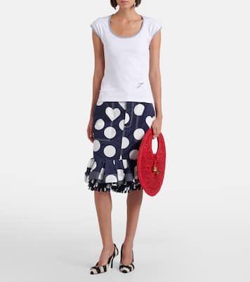Spiaggia Small raffia top-handle bag | Jacquemus