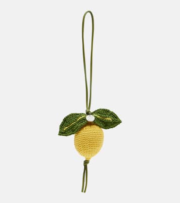Charm para bolso Lemon de croché | JW Anderson
