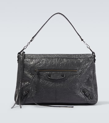 Bolso al hombro Le City Moto Medium de piel | Balenciaga