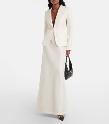 Silk faille blazer | Gucci