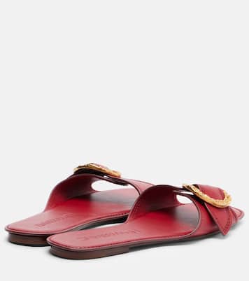 Solena leather slides | Zimmermann