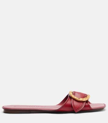Solena leather slides | Zimmermann