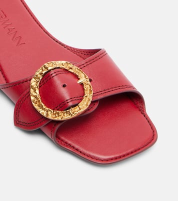 Solena leather slides | Zimmermann