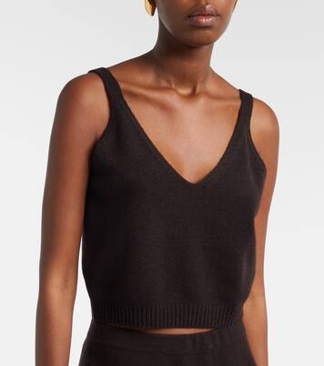 Violia cashmere crop top | Lisa Yang