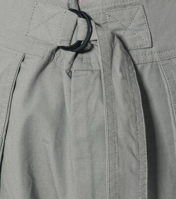 Pantalon paper bag Zilyae à taille haute en coton | Marant Etoile