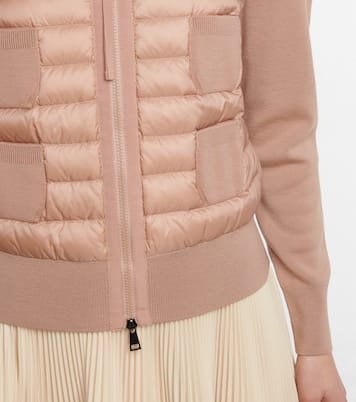 Daunenjacke aus Shell und Wolle | Moncler