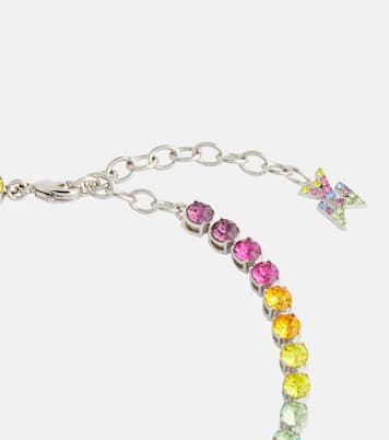 Tennis embellished anklet | Amina Muaddi