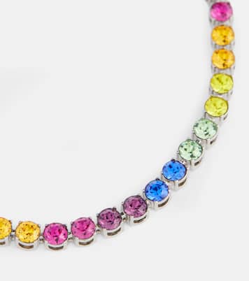 Tennis embellished anklet | Amina Muaddi