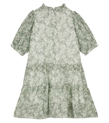 Robe à fleurs en coton et soie | Paade Mode