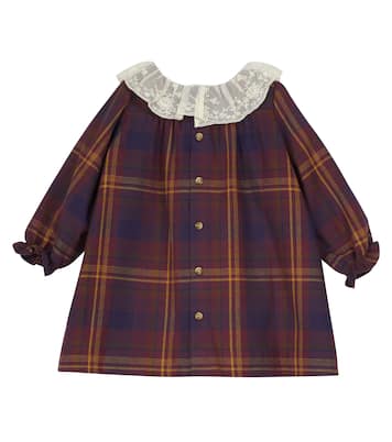Baby Magnolia checked cotton dress | Bonpoint