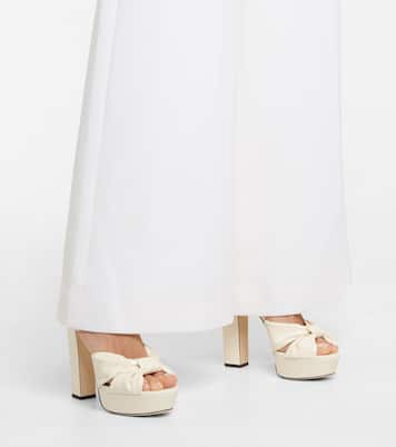 Heloise 120 patent leather platform sandals | Jimmy Choo