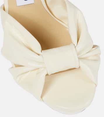 Heloise 120 patent leather platform sandals | Jimmy Choo