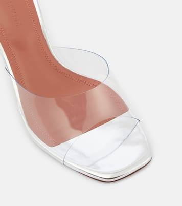 Pantoletten Lupita mit Lackleder | Amina Muaddi