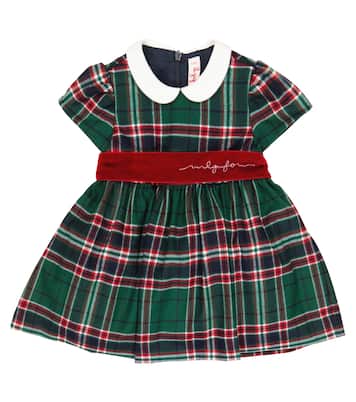 Baby checked dress | Il Gufo