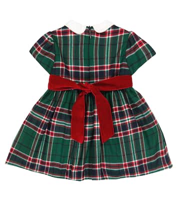 Baby checked dress | Il Gufo