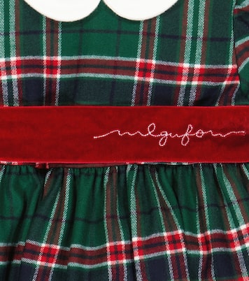 Baby checked dress | Il Gufo