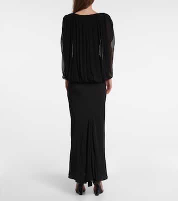 Top aus Seidenchiffon | Rick Owens