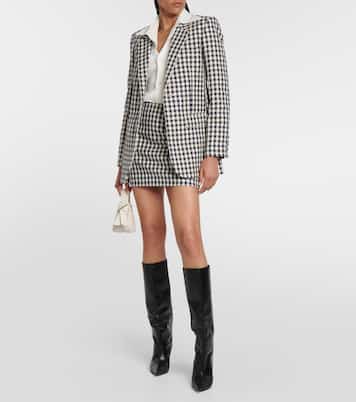 Minirock aus Baumwolle und Wolle | Ami Paris