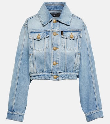 Cropped-Jeansjacke | Balmain