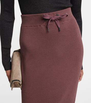 Midirock aus Baumwolle | Brunello Cucinelli