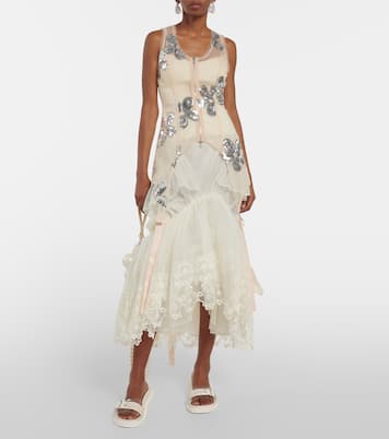 Verzierte Pantoletten aus Leder | Simone Rocha