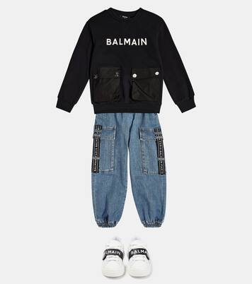 Sweatshirt aus Baumwolle | Balmain Kids