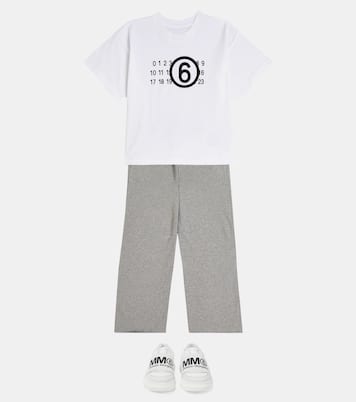 Pantaloni sportivi in cotone | MM6 Maison Margiela Kids