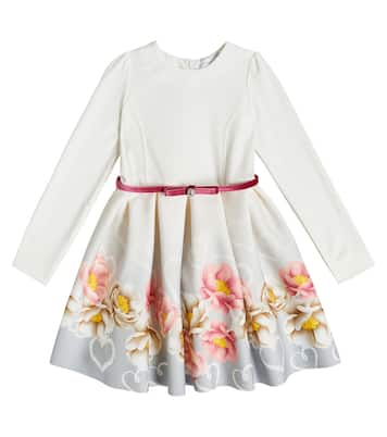 Floral pleated dress | Monnalisa